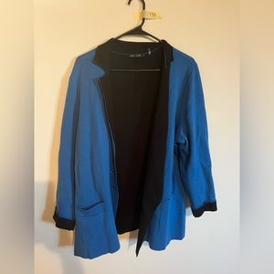 Nic+Zoe blue/black jacket